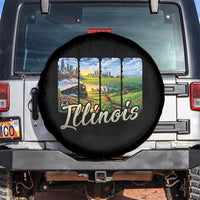 Vintage Illinois State Route Highway 66 Spare Tire Cover Southwest Souvenir