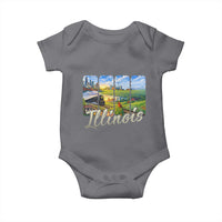 Vintage Illinois State Route Highway 66 Baby Onesie Southwest Souvenir