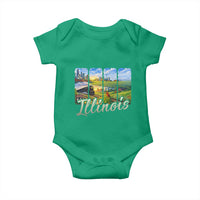 Vintage Illinois State Route Highway 66 Baby Onesie Southwest Souvenir