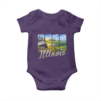 Vintage Illinois State Route Highway 66 Baby Onesie Southwest Souvenir