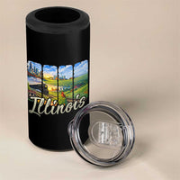 Vintage Illinois State Route Highway 66 4 in 1 Can Cooler Tumbler Southwest Souvenir