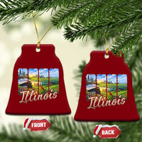 Vintage Illinois State Route Highway 66 Ceramic Ornament Southwest Souvenir