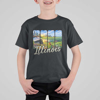 Vintage Illinois State Route Highway 66 T Shirt For Kid Southwest Souvenir