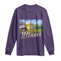 Vintage Illinois State Route Highway 66 Long Sleeve Shirt Southwest Souvenir