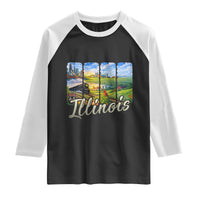 Vintage Illinois State Route Highway 66 Raglan Shirt Southwest Souvenir