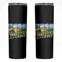 Vintage Illinois State Route Highway 66 Skinny Tumbler Southwest Souvenir