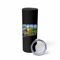 Vintage Illinois State Route Highway 66 Skinny Tumbler Southwest Souvenir