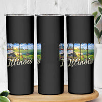 Vintage Illinois State Route Highway 66 Skinny Tumbler Southwest Souvenir