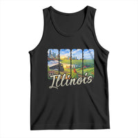 Vintage Illinois State Route Highway 66 Tank Top Southwest Souvenir