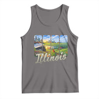 Vintage Illinois State Route Highway 66 Tank Top Southwest Souvenir