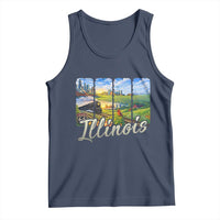 Vintage Illinois State Route Highway 66 Tank Top Southwest Souvenir