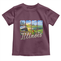 Vintage Illinois State Route Highway 66 Toddler T Shirt Southwest Souvenir