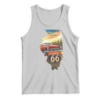 Route Highway 66 Illinois State Pride Tank Top Mother Road Travel Gift