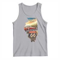 Route Highway 66 Illinois State Pride Tank Top Mother Road Travel Gift