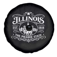 The Prairie State Illinois Souvenir Spare Tire Cover Historic Midwest Gift