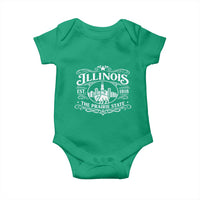 The Prairie State Illinois Souvenir Baby Onesie Historic Midwest Gift