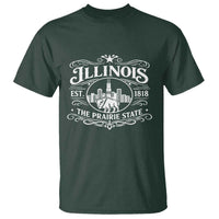 The Prairie State Illinois Souvenir T Shirt Historic Midwest Gift