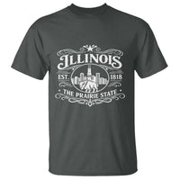 The Prairie State Illinois Souvenir T Shirt Historic Midwest Gift