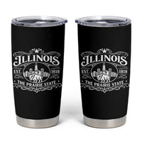 The Prairie State Illinois Souvenir Tumbler Cup Historic Midwest Gift