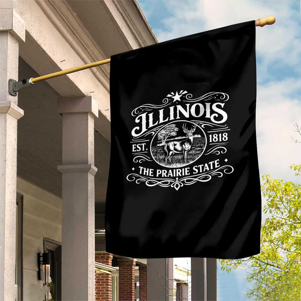 Illinois State Pride Garden Flag The Prairie State Souvenir Gift