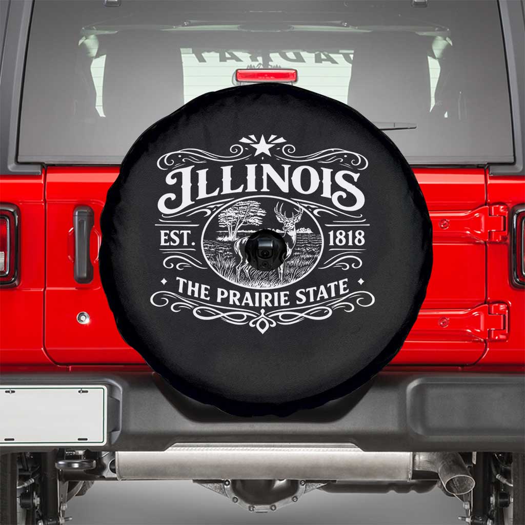 Illinois State Pride Spare Tire Cover The Prairie State Souvenir Gift