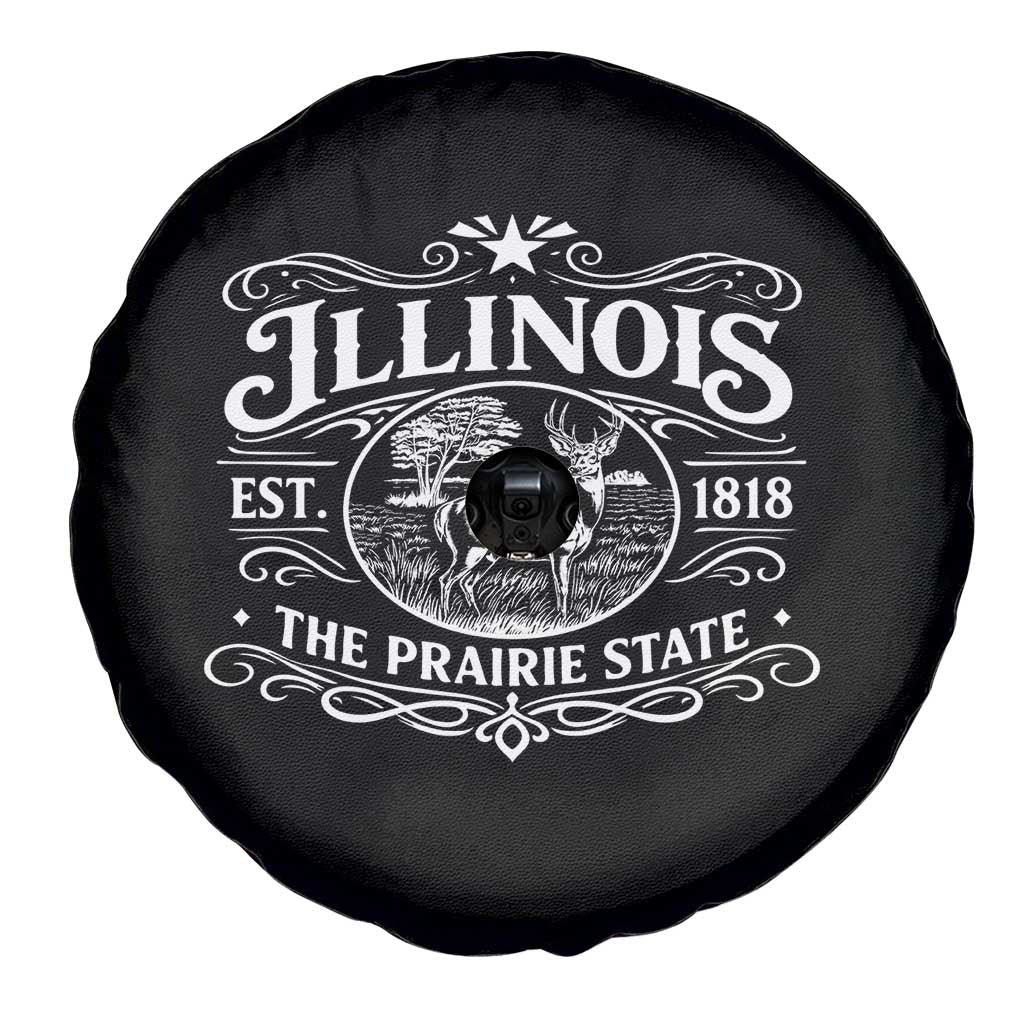 Illinois State Pride Spare Tire Cover The Prairie State Souvenir Gift