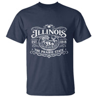 Illinois State Pride T Shirt The Prairie State Souvenir Gift