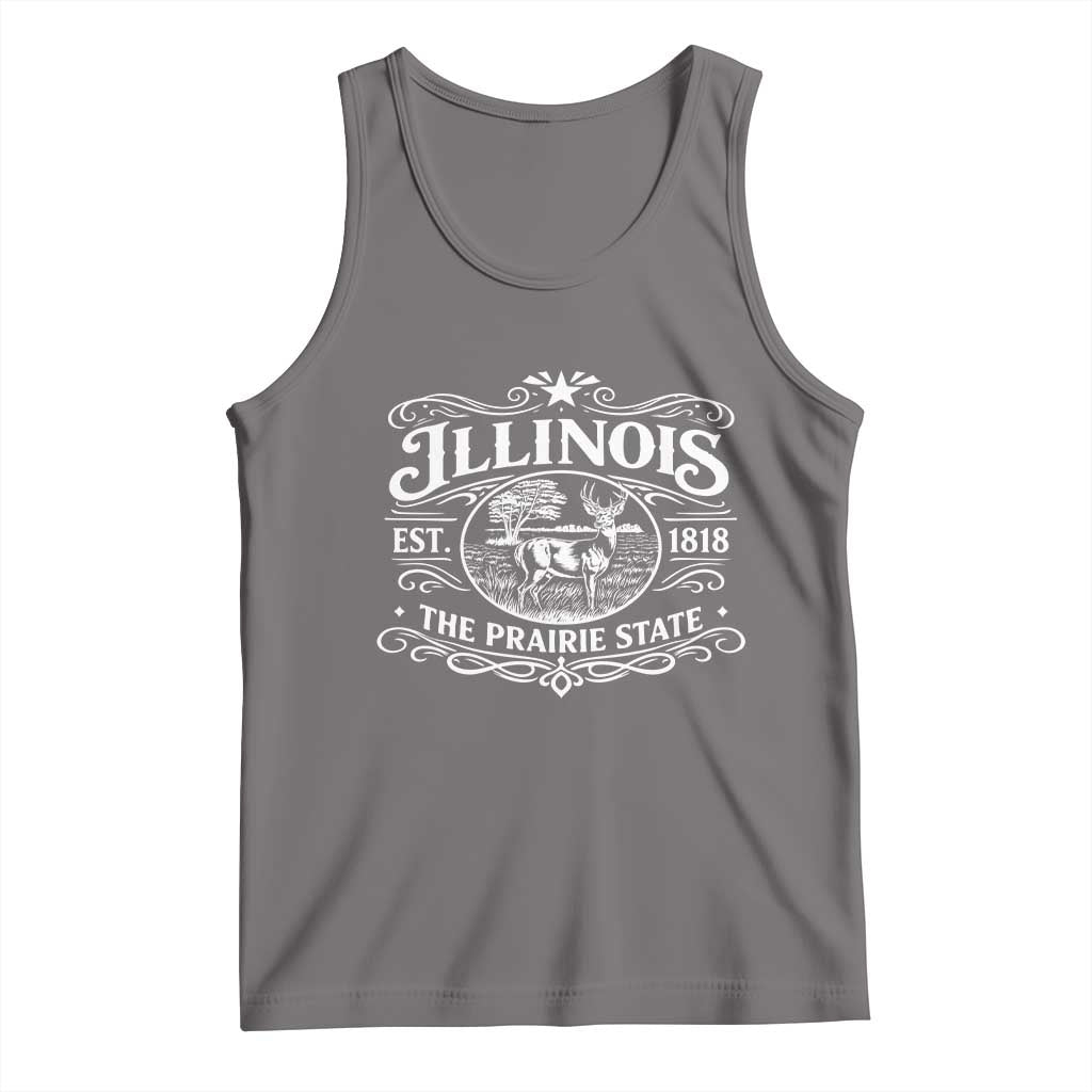 Illinois State Pride Tank Top The Prairie State Souvenir Gift