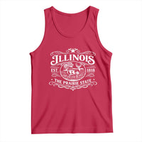 Illinois State Pride Tank Top The Prairie State Souvenir Gift