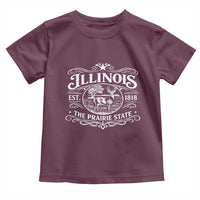 Illinois State Pride Toddler T Shirt The Prairie State Souvenir Gift