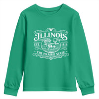 Illinois State Pride Youth Sweatshirt The Prairie State Souvenir Gift