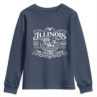 Illinois State Pride Youth Sweatshirt The Prairie State Souvenir Gift