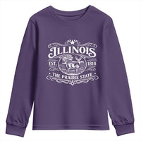 Illinois State Pride Youth Sweatshirt The Prairie State Souvenir Gift