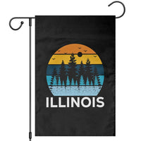 Vintage Illinois Mountain Forest Garden Flag Nature Adventure Gift