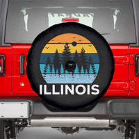 Vintage Illinois Mountain Forest Spare Tire Cover Nature Adventure Gift