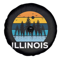 Vintage Illinois Mountain Forest Spare Tire Cover Nature Adventure Gift