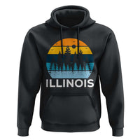 Vintage Illinois Mountain Forest Hoodie Nature Adventure Gift