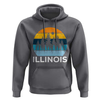Vintage Illinois Mountain Forest Hoodie Nature Adventure Gift