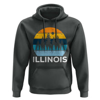 Vintage Illinois Mountain Forest Hoodie Nature Adventure Gift