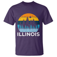 Vintage Illinois Mountain Forest T Shirt Nature Adventure Gift