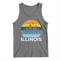 Vintage Illinois Mountain Forest Tank Top Nature Adventure Gift