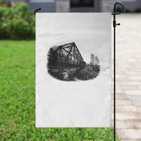 Mother Road Adventure Graphic Garden Flag Vintage Route Highway 66 Bridge