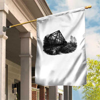 Mother Road Adventure Graphic Garden Flag Vintage Route Highway 66 Bridge