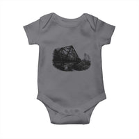 Mother Road Adventure Graphic Baby Onesie Vintage Route Highway 66 Bridge