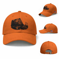 Mother Road Adventure Graphic Baseball Cap Vintage Route Highway 66 Bridge