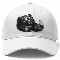 Mother Road Adventure Graphic Baseball Cap Vintage Route Highway 66 Bridge