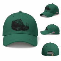 Mother Road Adventure Graphic Baseball Cap Vintage Route Highway 66 Bridge