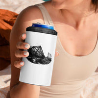 Mother Road Adventure Graphic 4 in 1 Can Cooler Tumbler Vintage Route Highway 66 Bridge