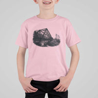 Mother Road Adventure Graphic T Shirt For Kid Vintage Route Highway 66 Bridge