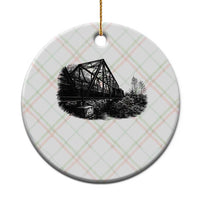Mother Road Adventure Graphic Ceramic Ornament Vintage Route Highway 66 Bridge
